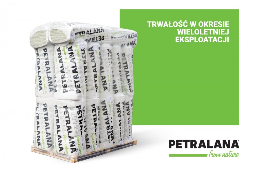 Zdj.4 . Mineralna wełna skalna PETRALANA jako produkt naturalny jest odporna na oddziaływanie czynników zewnętrznych, co gwarantuje zachowanie właściwości i nienaruszalności izolacji w okresie wieloletniej eksploatacji. 